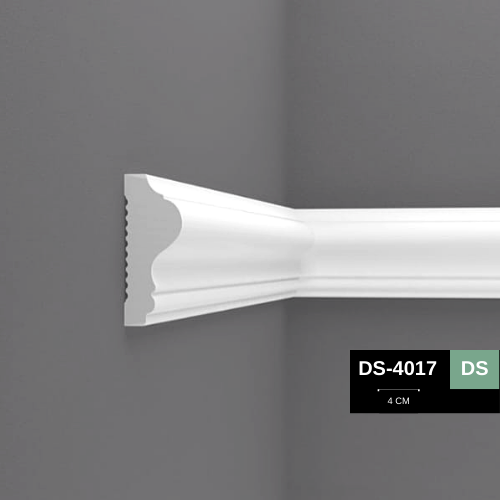 Dekoratif  4 cm Boyanabilir Çıta 4017 /10 boy=24 m