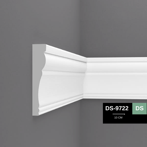 Dekoratif  10 cm Boyanabilir Çıta  9722/5 boy=12 m