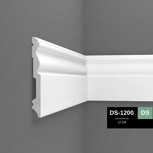 Dekoratif  12 cm Boyanabilir Çıta  1200/5 boy=12 m