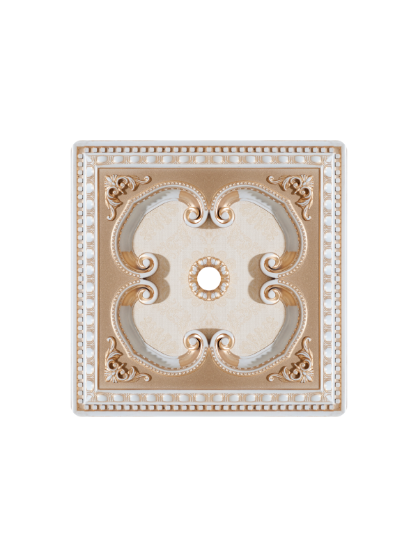 60*60 Kare Bronz Saray Tavan