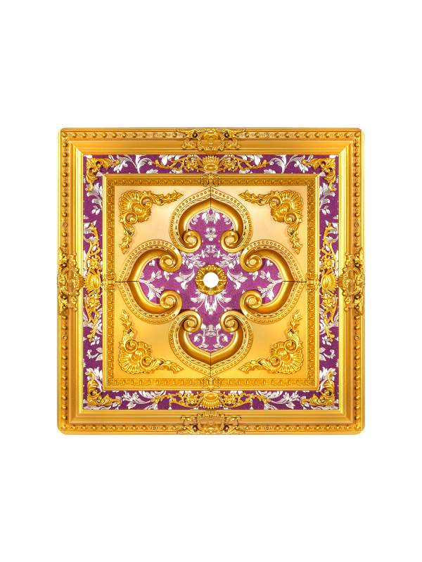 90*90 Kare Altın Saray Tavan