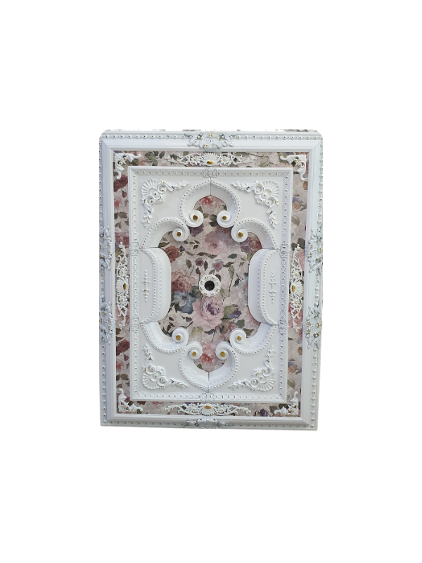 90*120  Dikdörtgen Beyaz Altın Saray Tavan 