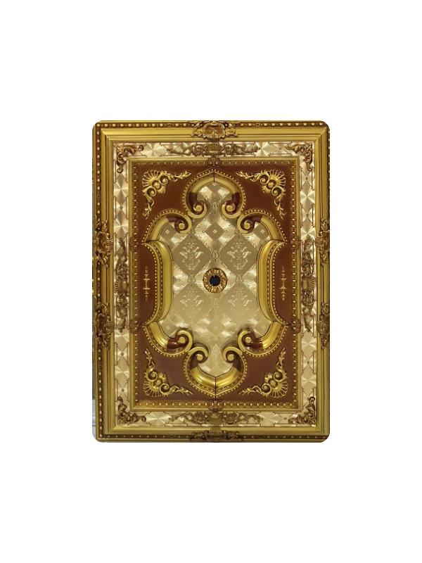 90*120  Dikdörtgen Kahve Saray Tavan 