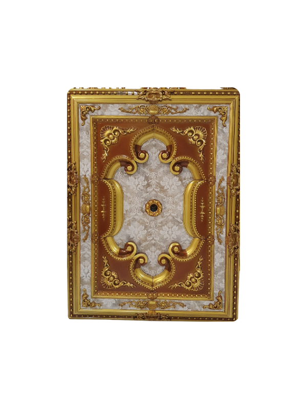 90*120  Dikdörtgen Kahve Saray Tavan 