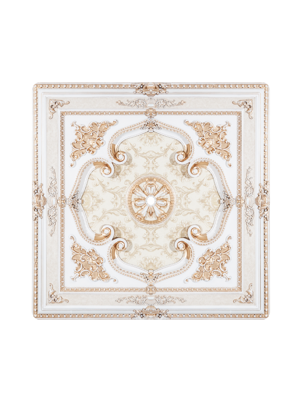 120*120 Kare Bronz Saray Tavan