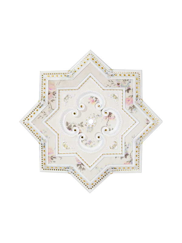 120*120 Yıldız Beyaz Altın Saray Tavan