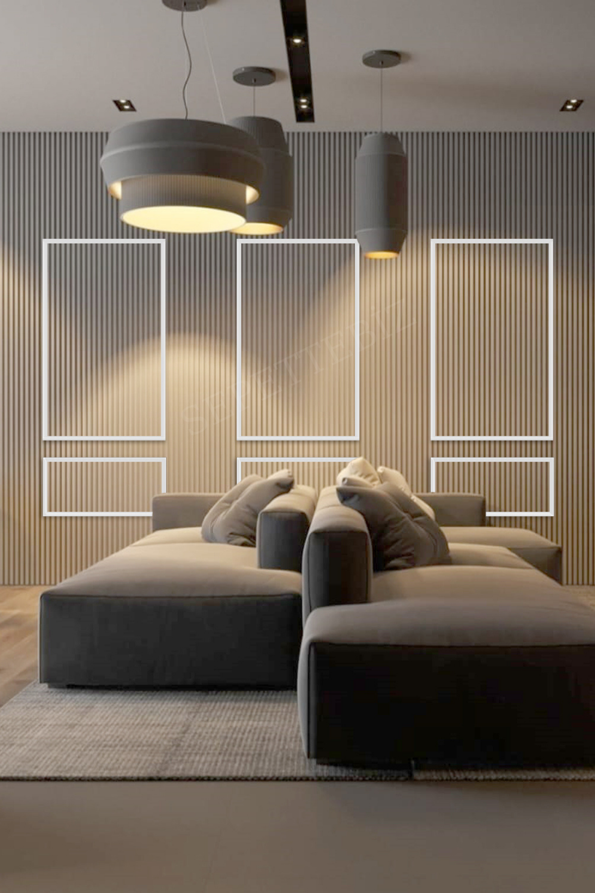 Dekoratif  2,5 cm Boyanabilir Hazır Kesim Çıta 47