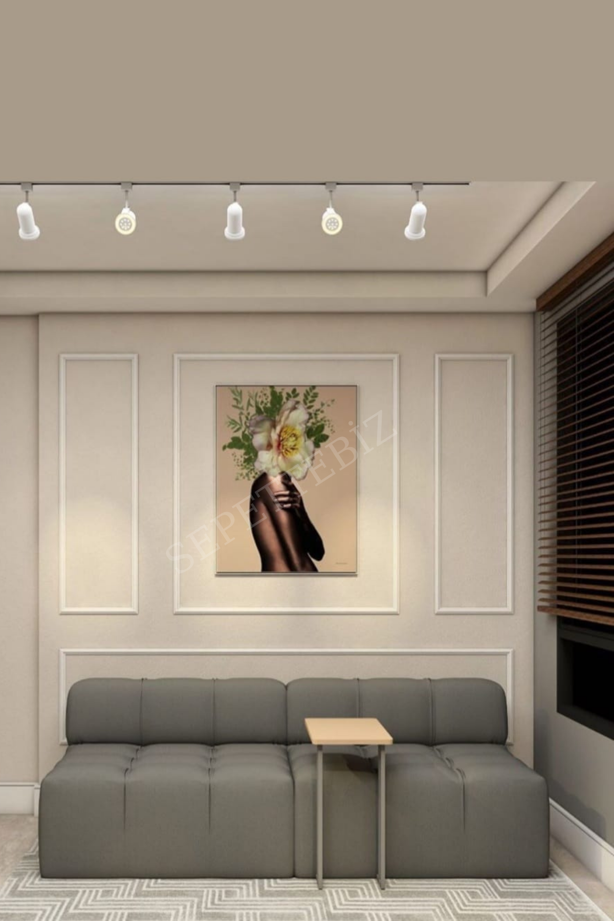 Dekoratif  2,5 cm Boyanabilir Hazır Kesim Çıta 56