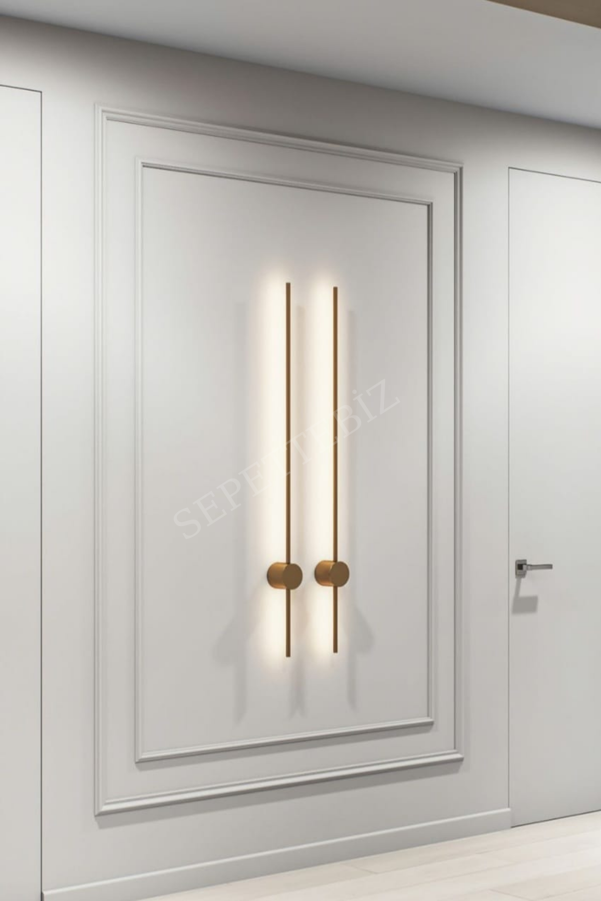 Dekoratif  2,5 cm Boyanabilir Hazır Kesim Çıta 56